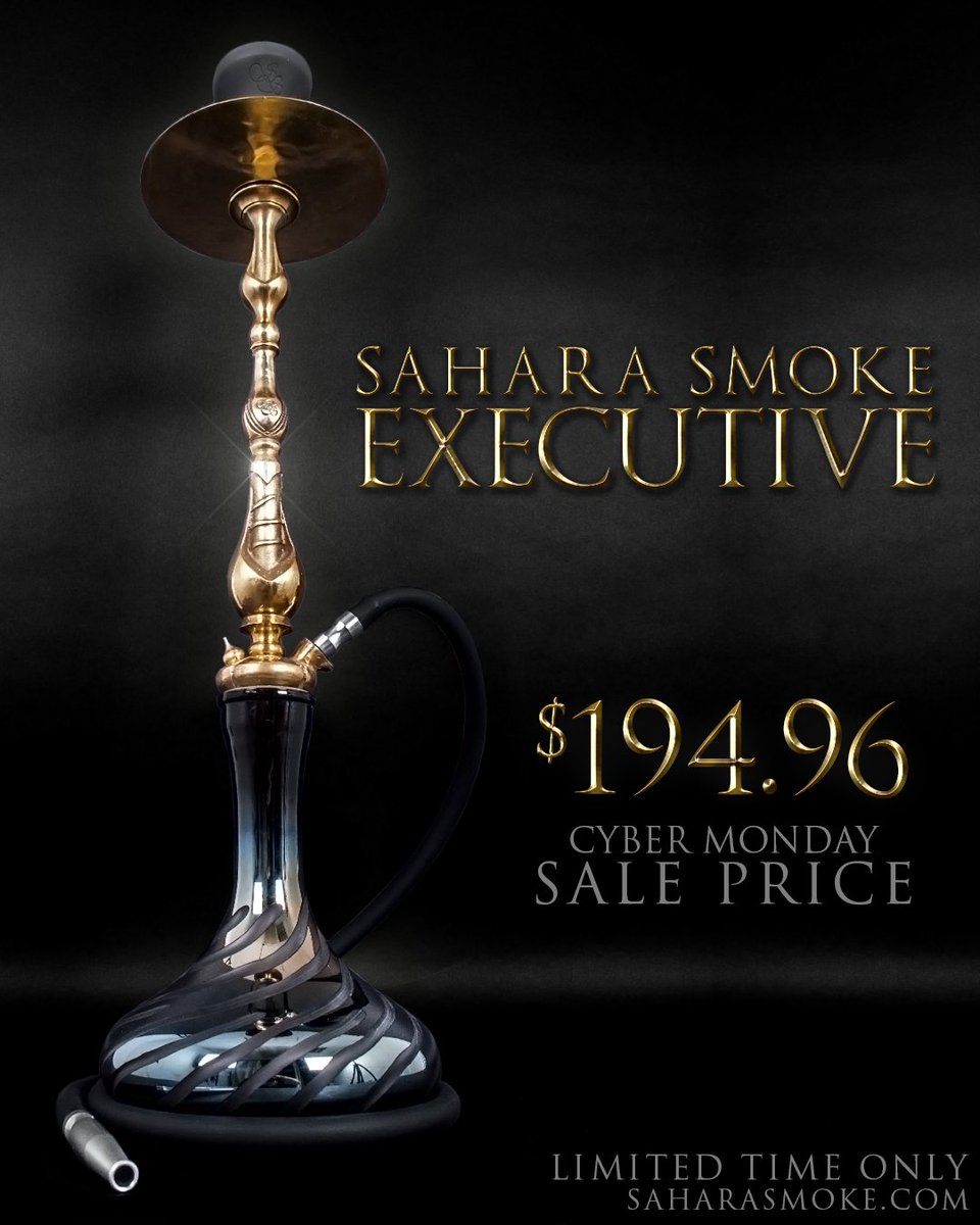 SaharaSmoke's tweet photo. The best hookah ever made is under $200 and shipping free to the lower 48 for a limited time at https://t.co/YCzl7E8vMr https://t.co/s3rgHkQXix
