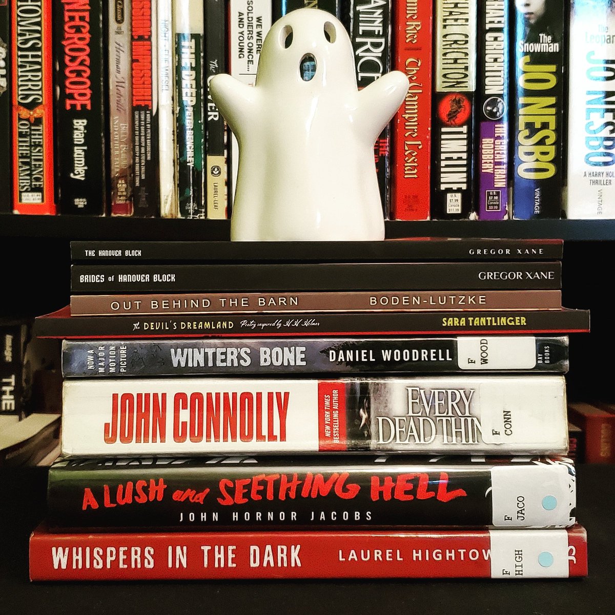 My TBR stack for December. See anything you want to read?

#book #horrorreads #promotehorror  #decembertbr