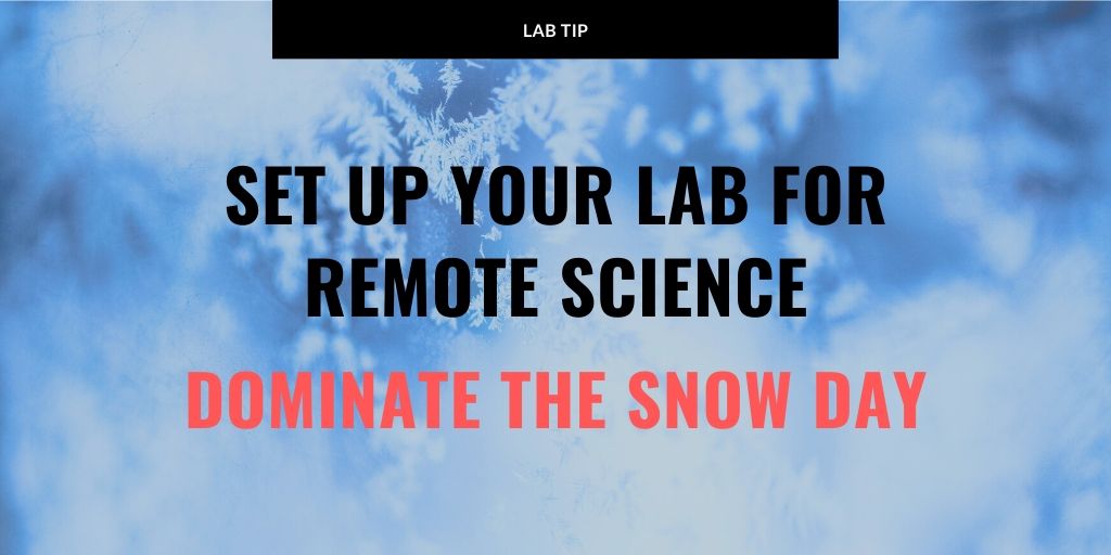 TetraScience's tweet image. Experiment delay or loss due to weather makes even the most patient scientist want to smash beakers. Set up your lab for remote science to stay productive AND cozy at home in your pjs. Full blog post &amp;gt;&amp;gt; bit.ly/2sFkDJZ  #snowday #connectedlab #IoT #TetraScience