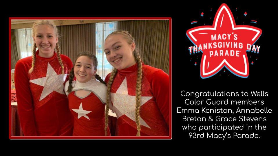 WellsMediaTeam's tweet photo. And the tradition continues... Way to represent Wells High School! https://t.co/5bzS6WB8qg