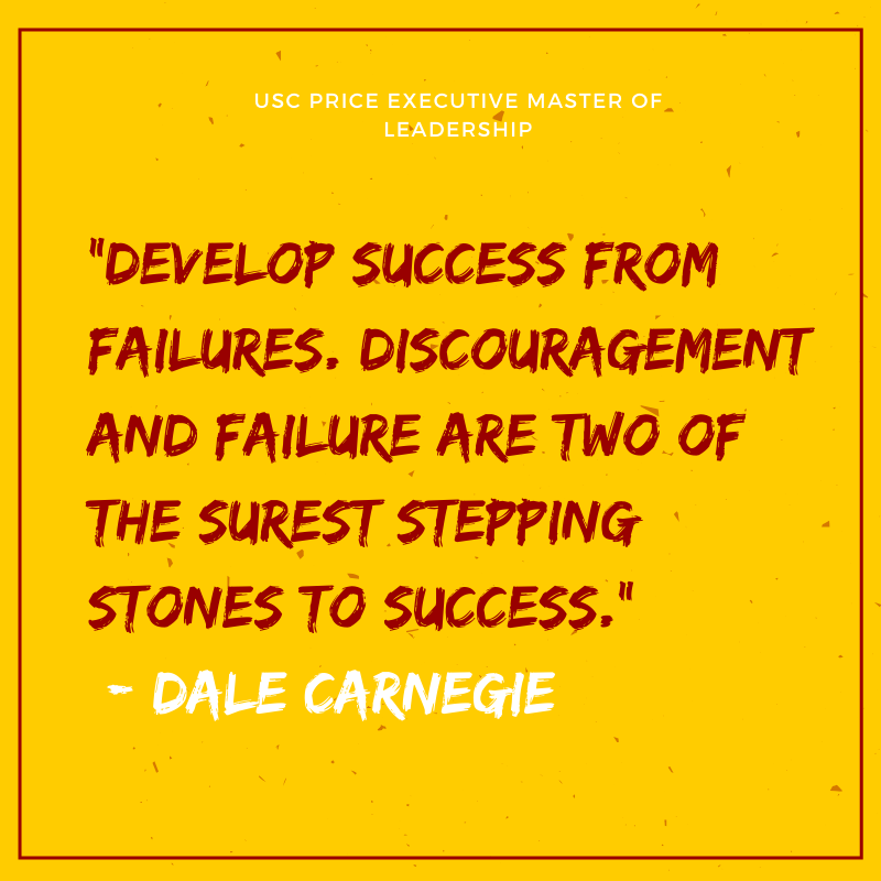 USCPriceEML's tweet photo. Let's turn our failures into success this week! #Mondaymotivation #uscprice #leadon #priceeml https://t.co/F5SeMsNVed