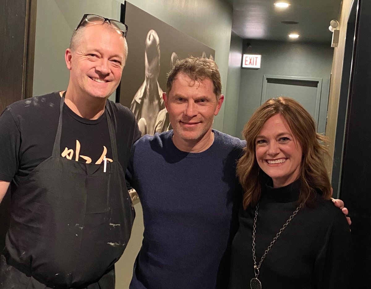 So awesome to have <a href="/bflay/">Bobby Flay</a> in the house last night at <a href="/gaijinchicago/">gaijinchicago</a>!!