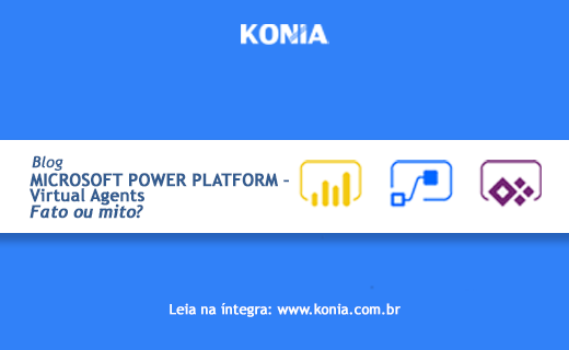 KoniaTecnologia's tweet image. O virtual agents funciona mesmo ou é algo fora da realidade? Leia nosso artigo e entenda como utilizá-lo. Acesse bit.ly/2rMBSIV #softwares #qualidadedesoftware #programador #developers #devops #azure #virtualagents #microsoft #microsoftpowerplatform