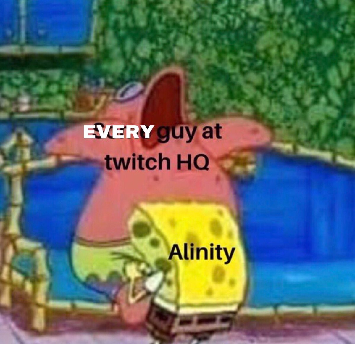 Alinity bending over