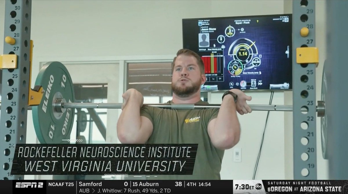 Thanks to <a href="/espn/">ESPN</a> for highlighting the Rockefeller Neuroscience Institute's work in optimizing #humanperformance. We have built one of the world's most talented teams, which is constantly exploring better ways to improve performance and recovery. #BreakingBarriers