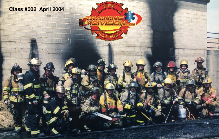 Here is Class #002 from April 2004. Many alumni are now officers, captains, and even chiefs within their fire departments. Congratulations to all graduates, we are honored to be part of your firefighting journey. If you know someone in this picture, please share it and tag them.