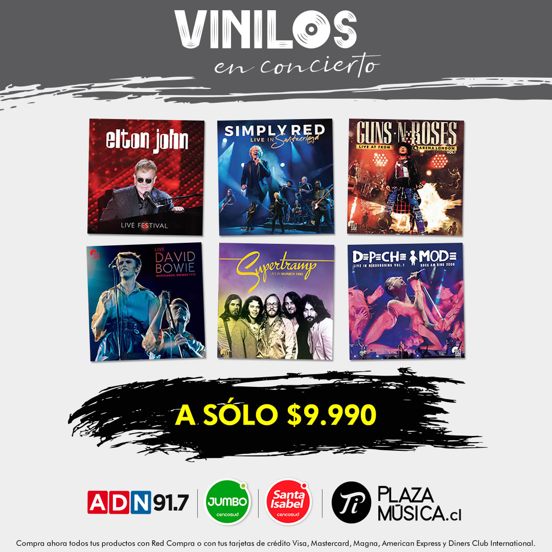 ADN y <a href="/PlazaMusicaCL/">Plaza Música</a>  te traen los clásicos musicales en  formato retro 💽🎵#MusicPlace. Encuéntralos en @Jumbochile @SantaIsabelcl y plazamusica.cl/index.php?id_c…
#Patrocinado