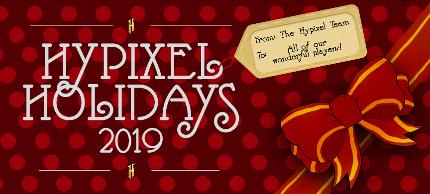 HypixelNetwork's tweet photo. It's the Holiday Seasons on Hypixel!

Come check our new achievements, quests, maps and more!

For more information:
https://t.co/AnBEIkjCs4 https://t.co/R9py3Bjl3H