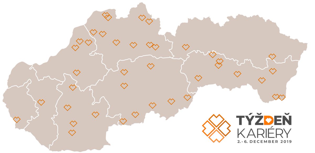 zkprk's tweet photo. It's the Careers week in Slovakia! With more than 100 events in 40 towns, it's been the best year yet! This is a testimony of the dynamic development of the careers sector in CEE countries. https://t.co/AwNPN3cE5r https://t.co/cLqEbo11ej