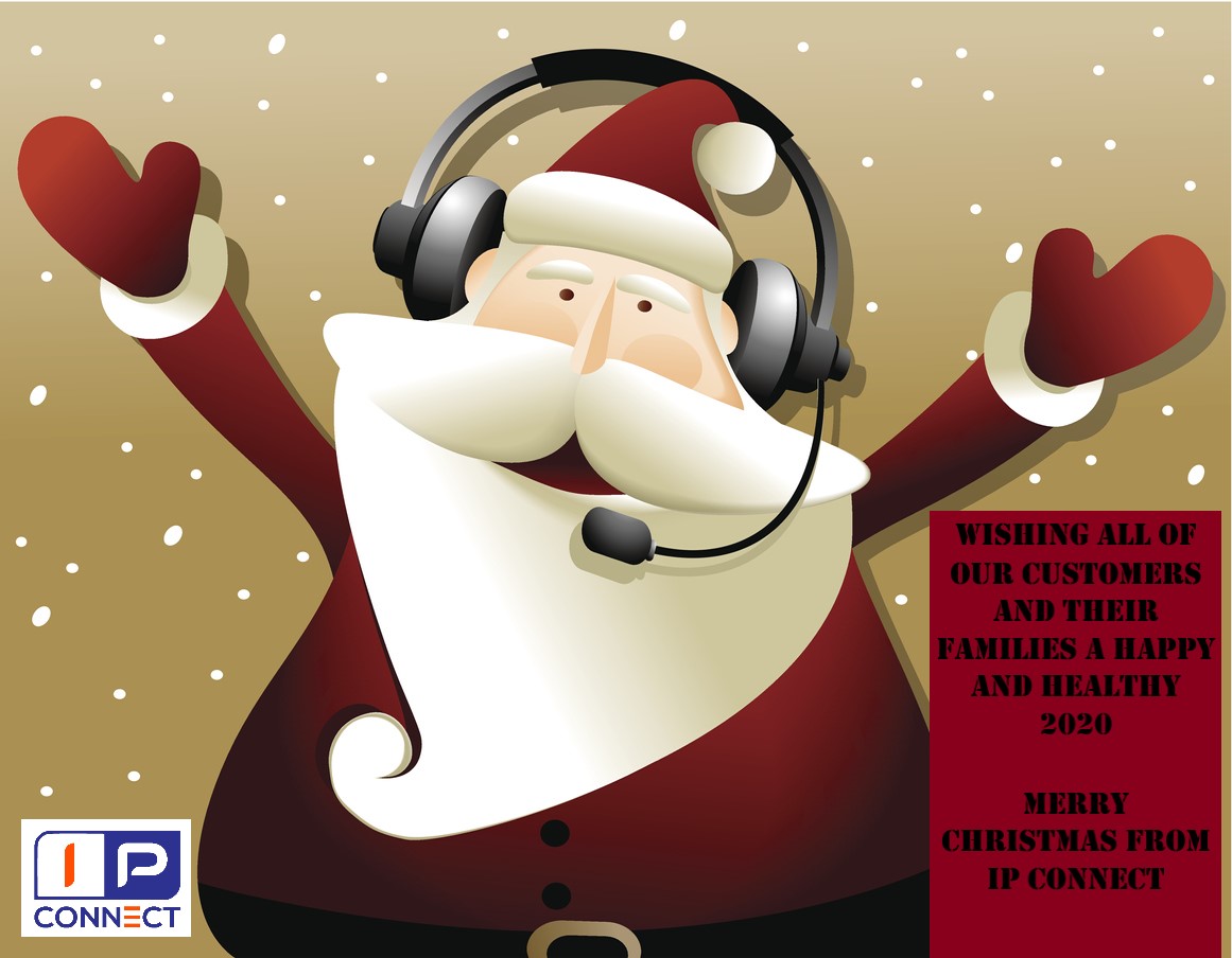 We would like to wish all of our customers a Merry Christmas and a Happy New Year. We really appreciate your custom this year and we look forward to working with you all in 2020.  Our offices will close at 3pm on Fri 20th - 9am on 2nd Jan. E: info@ipconnect.ie