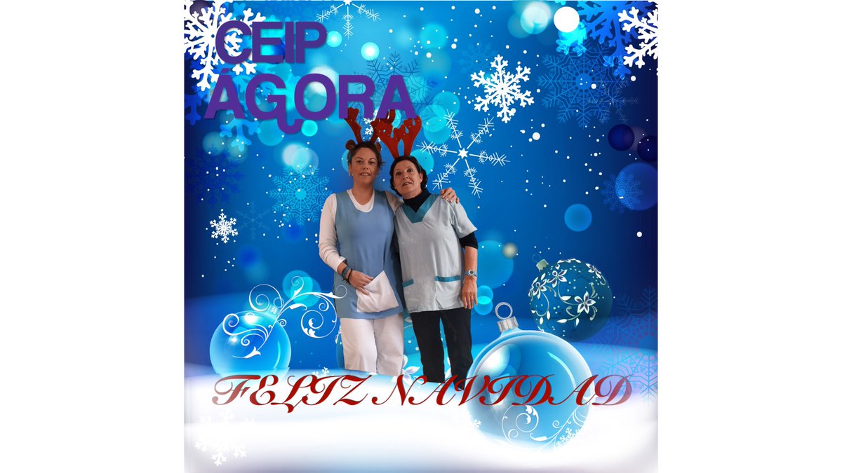 EL CEIP ÁGORA OS DESEA FELICES FIESTAS.
Pocas postales navideñas podrán encarnar mejor el espíritu de la navidad que la elegida este año.