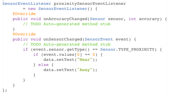 nDroidJava's tweet image. #Android proximity sensor example #application -> bit.ly/36OUV4B | #java #AndroidDev #sdk #APIs #tutorial #mobileapp #mobiledev #MobileAppDevelopment
#opensource #gamedev