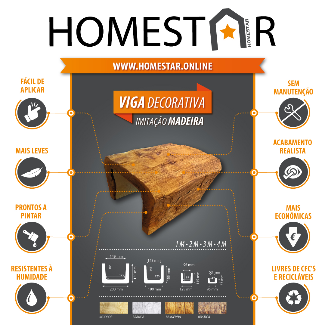 VIGA DECORATIVA ::: IMITAÇÃO DE MADEIRA REAL RÚSTICA
Leve, Económica, Fácil e Rápido de colocar, Resistente à Humidade são apenas algumas das mais valias que pode conferir.
homestar.pt/material-polie…

#homestar #poliuretano #vigas #bricolage #remodelacao #madeiraimitação