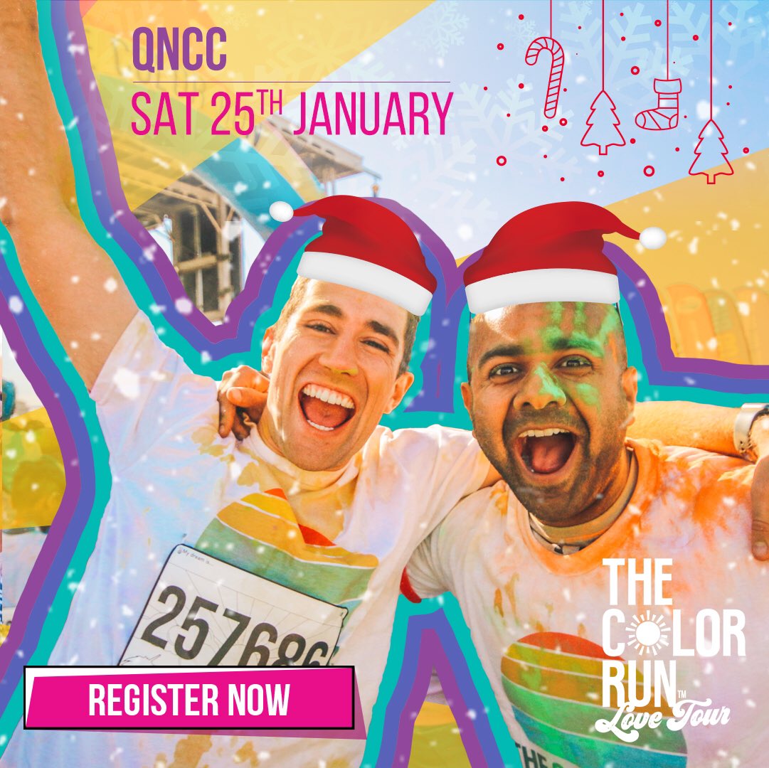 TheColorRunQA's tweet image. Give the gift of COLOR to someone you love this festive season!

Happy HoliYAYS Color Runners!