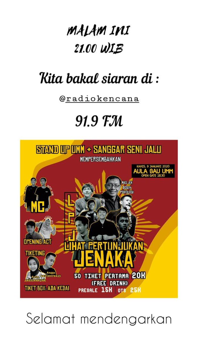 Stand Up UMM (@standup_umm) on Twitter photo 