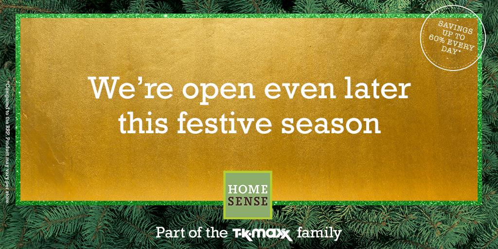 This Christmas, the doors to gorgeous gifting and heart-stopping homeware will be kept open even later! Find your nearest store and its opening hours on our website bit.ly/2PuCDQ1