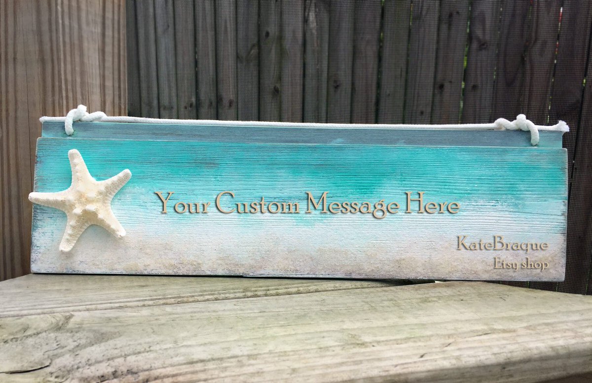 Excited to share this item from my #etsy shop: Personalized Custom Wood Signs #homedecor #coastaltropical #beachsign #beachtheme #beachwedding #starfish #seashells @KateBraqueEtsy @KateBraqueOnEtsy @KateBraqueShopEtsy etsy.me/2RZQEXH