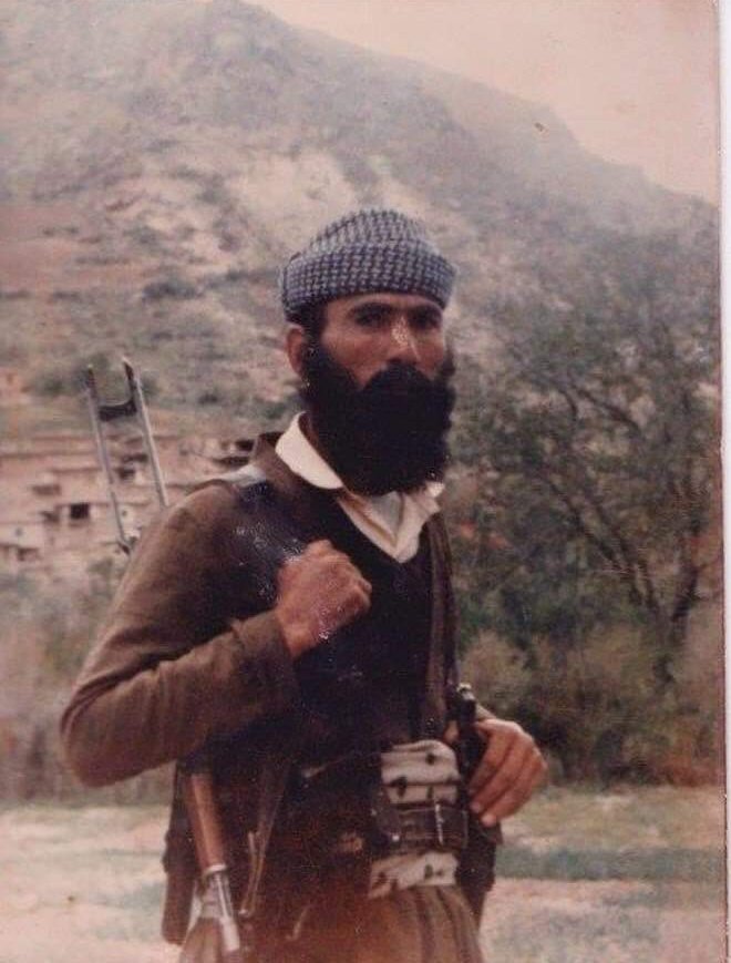 Peshmerga fighter in southern Kurdistan, 1987