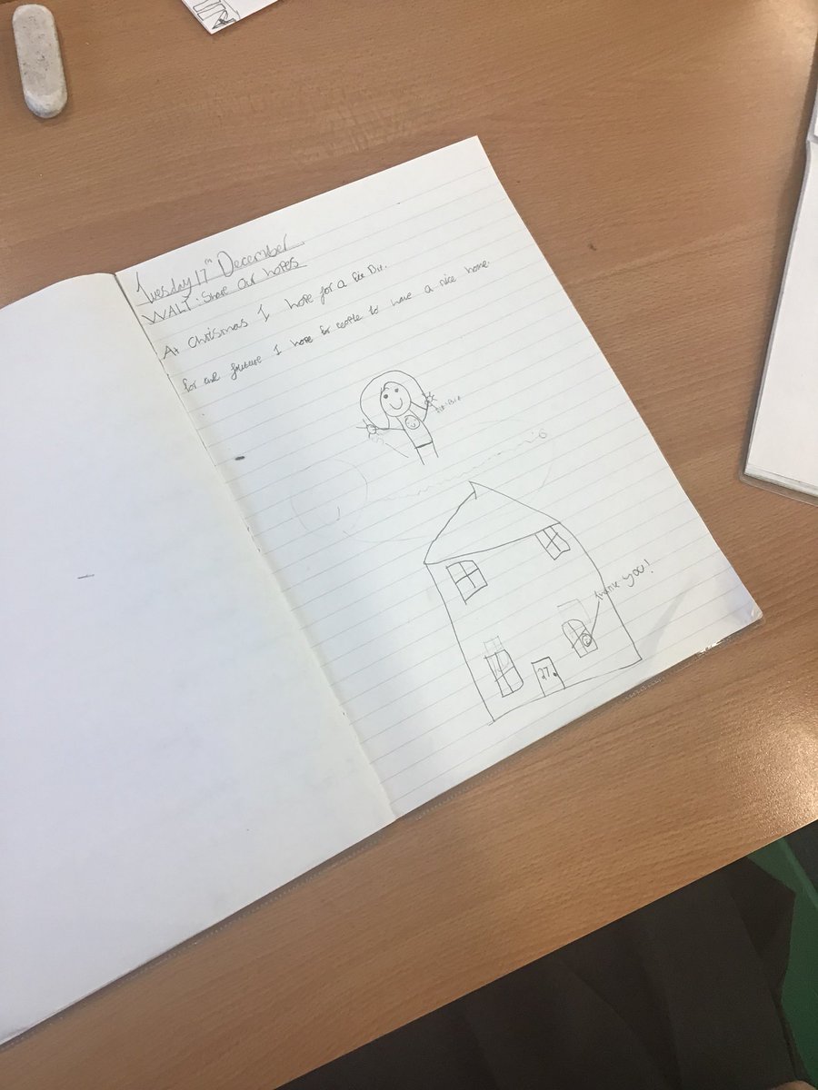 SwansMPS's tweet photo. Following on from the assembly yesterday we have been thinking about our hopes for Christmas and the future @HumanitiesMps  ⭐️ https://t.co/x1vltBrTls