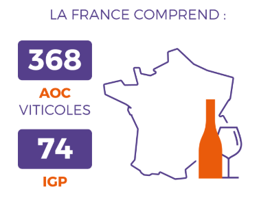 [Le saviez-vous ?] La France comprend 368 AOC #viticoles et 74 IGP.  bit.ly/31cwWJq