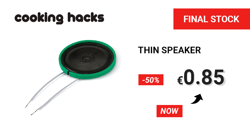 Cooking_Hacks's tweet image. If you want to get some sound out of your project but have a tight space budget, this is a good way to do it. 

👉 Buy #ThinSpeaker here: ow.ly/OIpQ30pGBGd