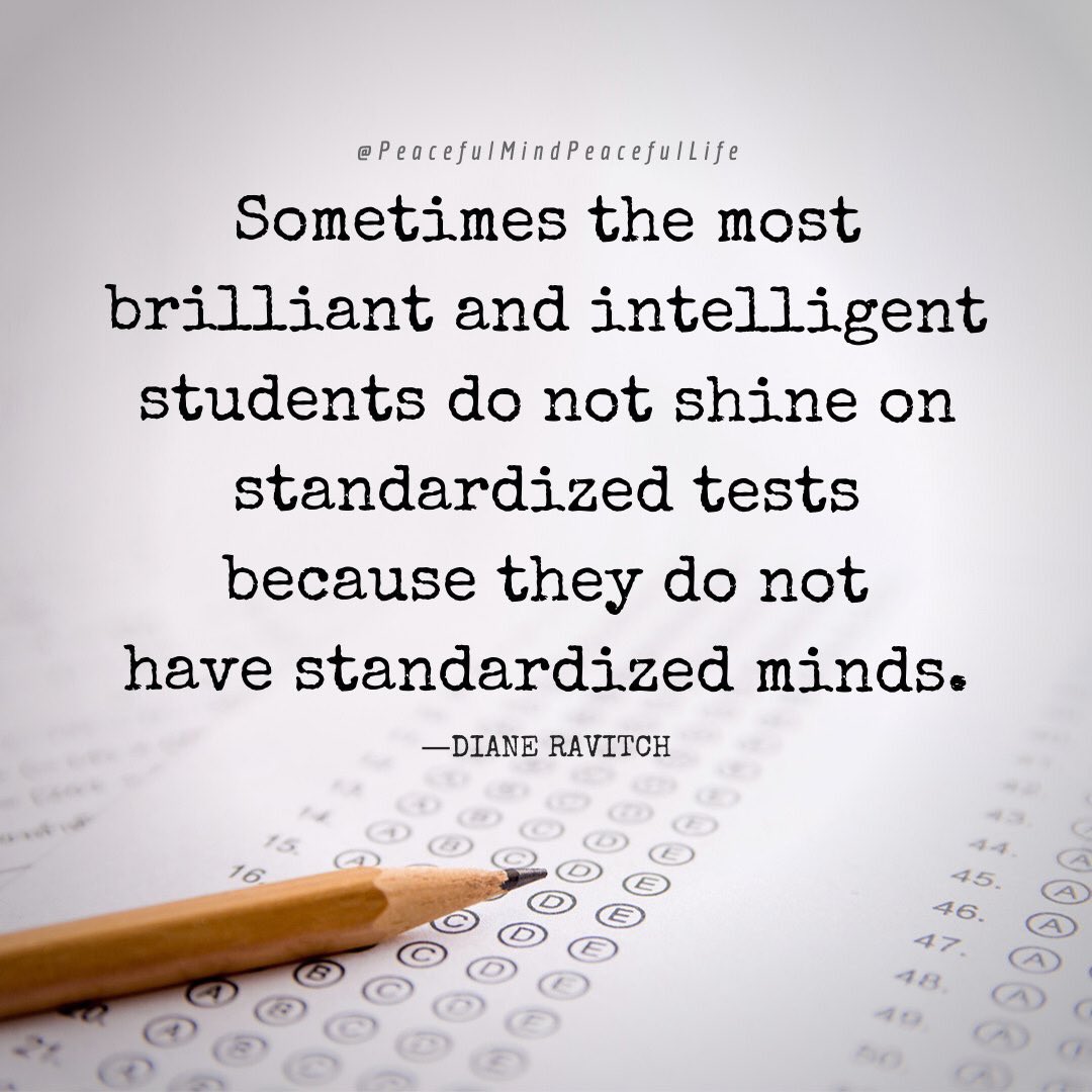 “Sometimes the most brilliant and intelligent students do not shine on standerdized tests because they do not have standardized minds.” -Diane Ravitch

Remember, celebrate what is unique. Let their real beauty shine.

#BuildHOPEedu #bekindEDU #tlap #LeadLAP #KidsDeserveIt #edchat
