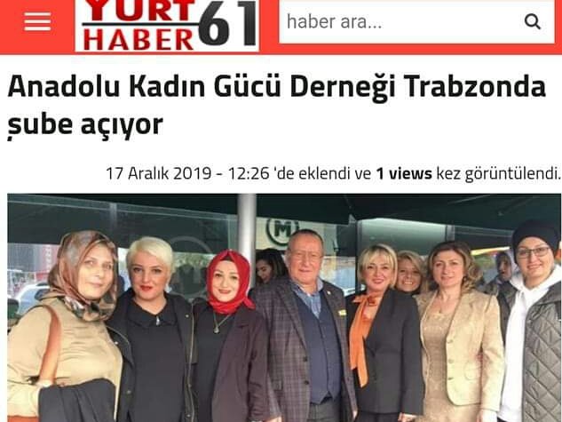 AnadoluGucu's tweet photo. Anadolu Kadın Gücü Derneği Trabzon Şubesi çok yakında. 
#AnadoluKadinGucuDernegi https://t.co/UTxpq5d7bu