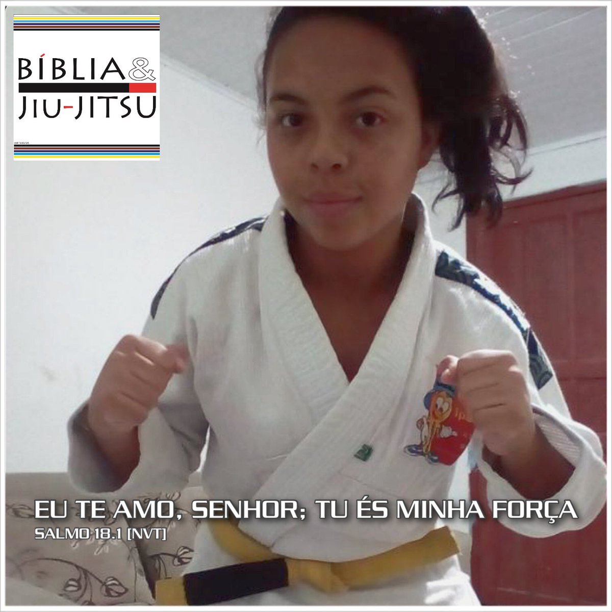bibliaejiujitsu's tweet photo. “Eu te amo, Senhor; tu és minha força” (Salmo 18.1).
#Oss 👊🏻 #BibliaeJiuJitsu #BrazilianJiuJitsu #JiuJitsu #ArteSuave #jiujitsugirls #jiujitsuparamulheres #bjjgirls #mulheresnotatame #bjjlife #mulheresnojiujitsu #poderosasbjj #jiujitsufeminino #absolutabjj #sinistrasbjj #bjj https://t.co/Wi9vVz15yQ