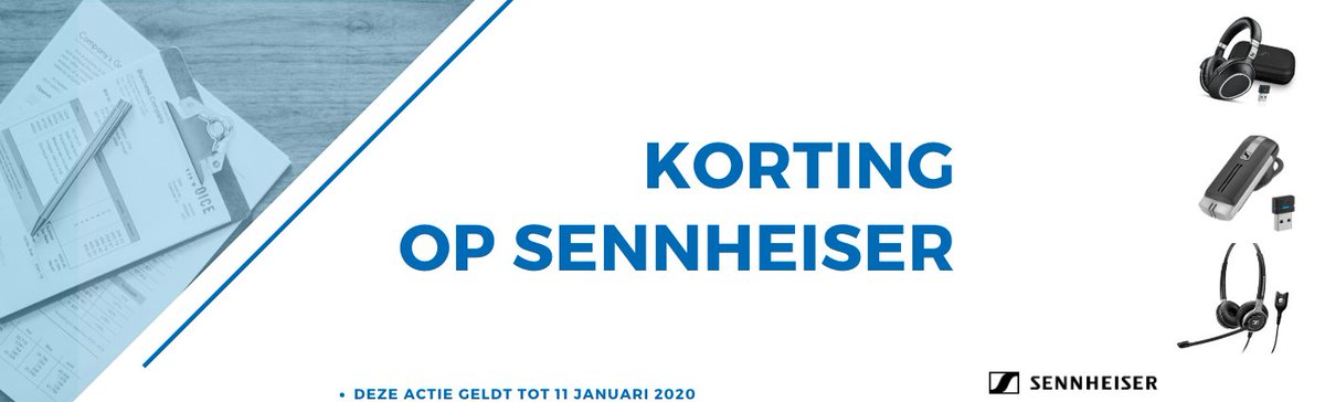 AxoftITTelecom's tweet image. ⭐️ #KORTING OP SENNHEISER ⭐️
Om het jaar goed af te sluiten en om 2020 met perfecte geluidskwaliteit te starten, hebben wij een een leuke actie voor u. Tot 11 januari ontvangt u namelijk via #Axoft korting op verschillende #Sennheiser producten. axoft.nl/korting-op-sen…