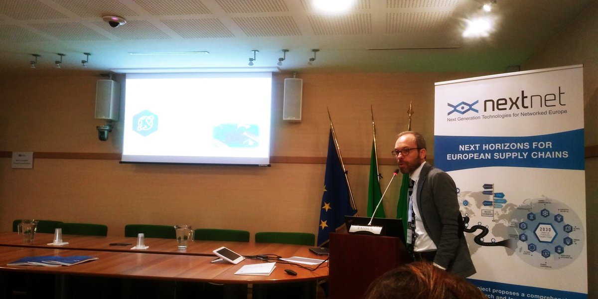 Final event <a href="/NextNetEU/">NextNet</a> presso delegation office di <a href="/RegLombardia/">Regione Lombardia</a> a #Brussels: Andrea Zangiacomi presenta le 10 Supply Chain strategies, risultato della Strategic Research and Innovation Agenda di <a href="/NextNetEU/">NextNet</a>. <a href="/StampaCnr/">Stampa Cnr</a> @CNR_DIITET #supplychain