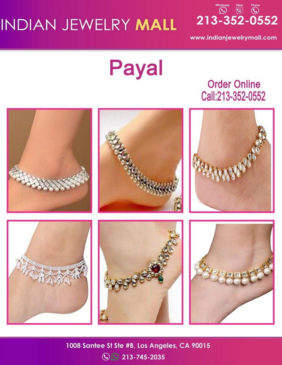 indianjewelryla's tweet photo. Fancy payal at https://t.co/4CnIemmB1N
#designerpayal #latestpayal #silverpayal #goldpayal https://t.co/0Ry7cHis0h