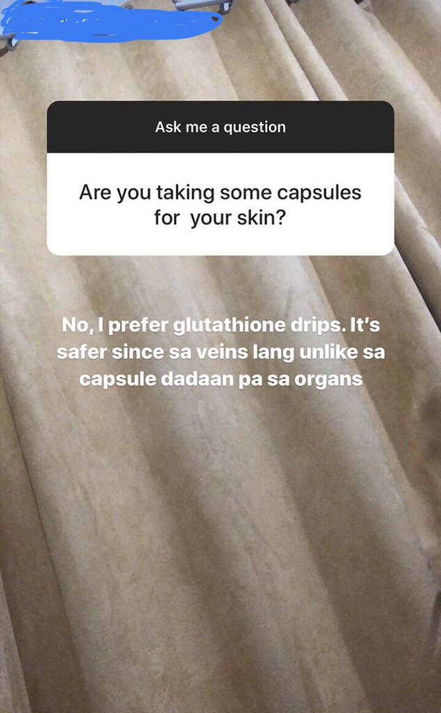 theskinsensei's tweet photo. Alerted by a fellow MD about this post of an "influencer". I went to the account and it's not there anymore.

GOOD...

Because injecting meds directly  through the veins can be deadly as this bypasses the liver which detoxifies most meds we take in by mouth. https://t.co/eUFC1D8fE5