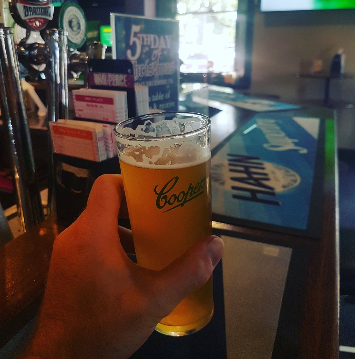  #PubCrawl: A hot day like today certainly gives me a reason to stop at my favourite pub, The Criterion Tavern,  #Gawler, for a cooling  @coopersbrewery Pale Ale. #beer  #pubs  #pub