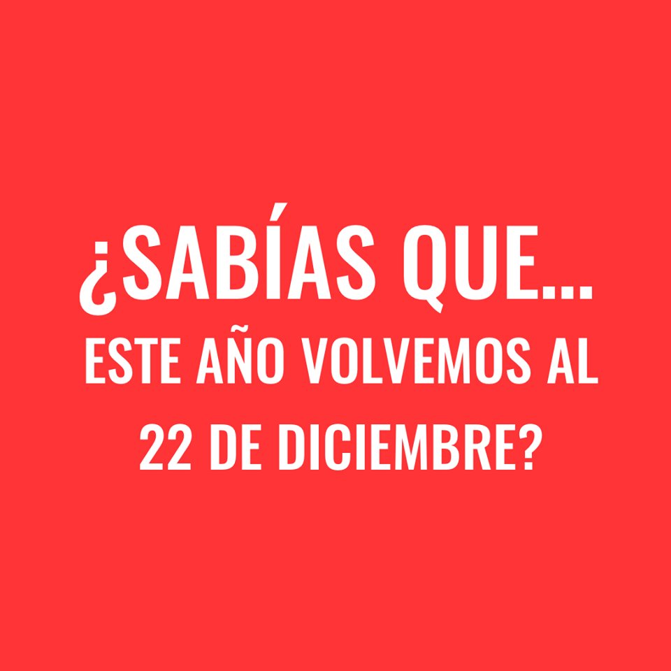 Recordad 🙏🎅 Nuestro sorteo es el día #22dediciembre. El día que lo ganaste TODO!!
#Navidad #SORTEO