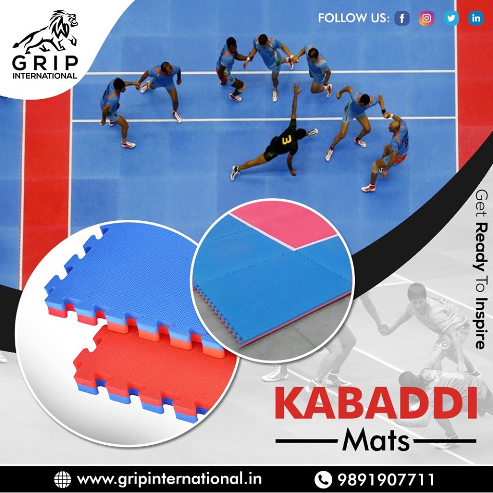 Gripyoga's tweet photo. Do you love to play Kabaddi? Don't let the desire inside you die. Buy our Kabaddi Mats and start practicing today.
For more details visit: https://t.co/pX9end7zqT
Or call us at 9891907711
#Grip #InterlockingMats #KabaddiMats #JudoMats #Manufacturer #Supplier #Health #Fitness https://t.co/v7deoA1gJt