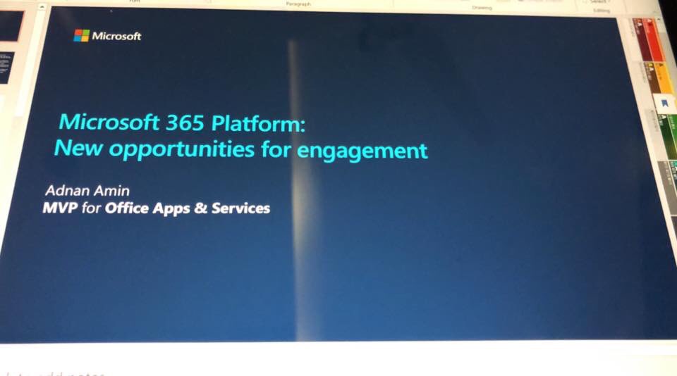 adnan_amin's tweet photo. Reached University of South Asia, my session will be in 30 min on Microsoft 365 Platform: New Opportunities.
#microsoft365 #office365 #office365Dev #GraphAPIs #ai #machinelearing #mstechtalk #lahore #m365 #botframework https://t.co/X1NLspHE7n