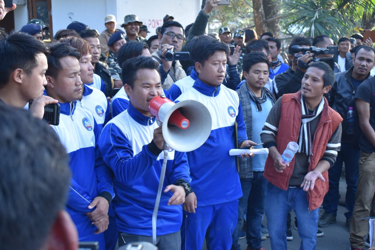 TaraBabing's tweet photo. @KirenRijiju Sir you only knows to Say About Congress vs BJP. Please don't act like MODI and Amit Shah . You are from Arunachal  . Be like Arunachalee. The protest going everywhere is not done by the Congress . It's by the concern citizens ,Students. https://t.co/RAYnvKuPwQ