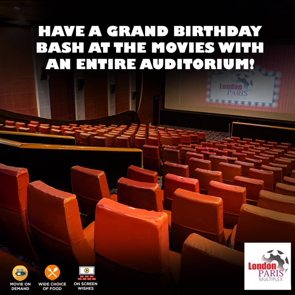 LondonParisKol's tweet photo. Birthdays come once a year &amp; they mark a beginning of yet another year of ur beautiful life.
There is no better way to celebrate your birthday with your family &amp; loved ones at the movies with an entire auditorium to yourself &amp; ur choice of movie being showcased.
Call 9830 5858 15 https://t.co/JQyZU9aPQF