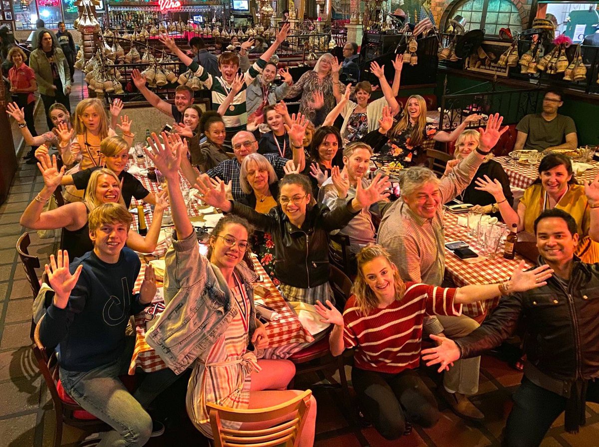 camera_ready's tweet photo. We ended our LA trip with a night of fun, laughter &amp;singing, not to mention a mini awards ceremony! Miceli's Italian Restaurant, thanks for hosting us!  We’ll be back! Cara, Mia, Teagan, Reuben, Brooke, Jake, Jasmin, William, Max, Sophia &amp; Hope 📸 #FriendsforLife https://t.co/11hibjzCKn