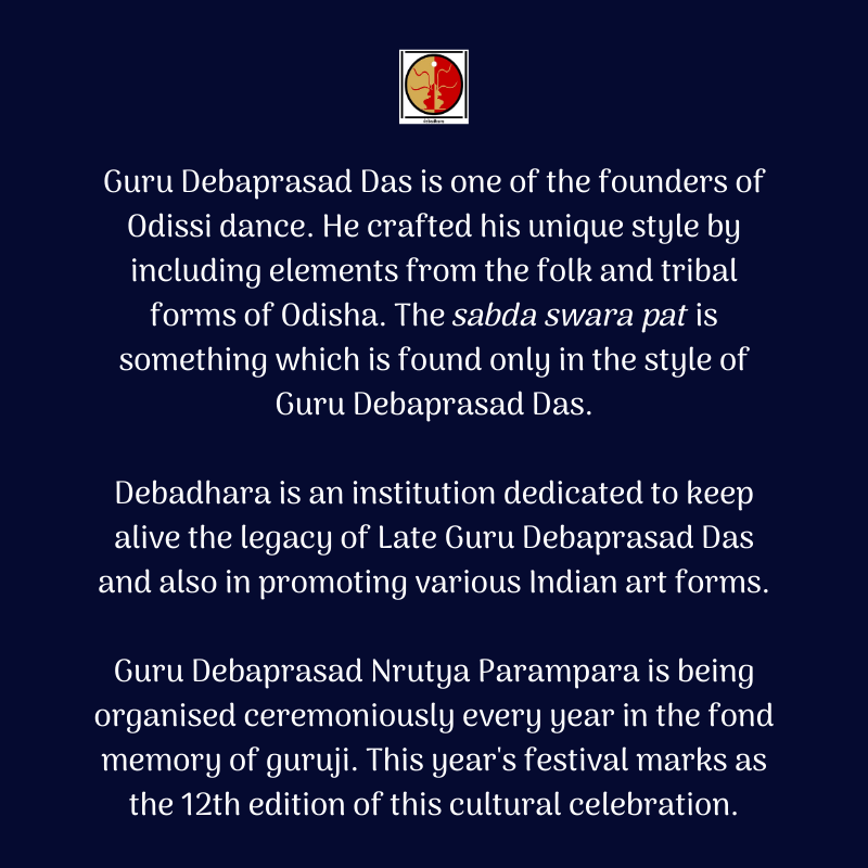 debadhara's tweet photo. You are cordially invited to "12th Guru Debaprasad Nrutya Parampara"- A Festival of Indian Dance &amp; Music on 26th &amp; 27th Dec'19 at Stein Auditorium, India Habitat Centre, New Delhi @ 7 PM

#debadharadelhi https://t.co/j29XgiOJeY
