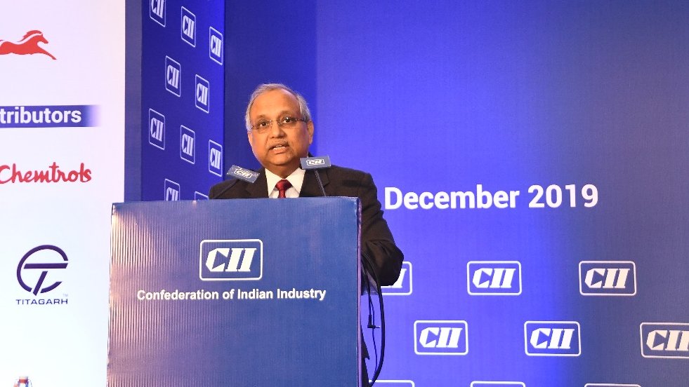 FollowCII's tweet photo. CII has taken various initiatives in recent years to enable Indian #exports, like the Responsible Exports Certification Scheme. ~ Chandrajit Banerjee, DG, CII at #CIIExportsSummit @CB_CII https://t.co/rl1N3EzoEU