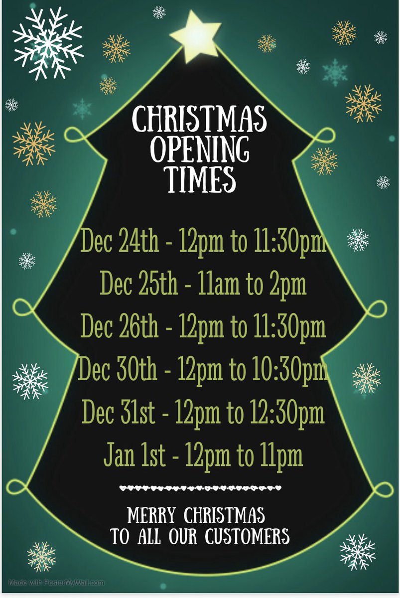 🍻🎉🎄🕰 #openingtimes #festiveperiod #chrsitmas #newyears #publife #localpub #community #festivedrinks