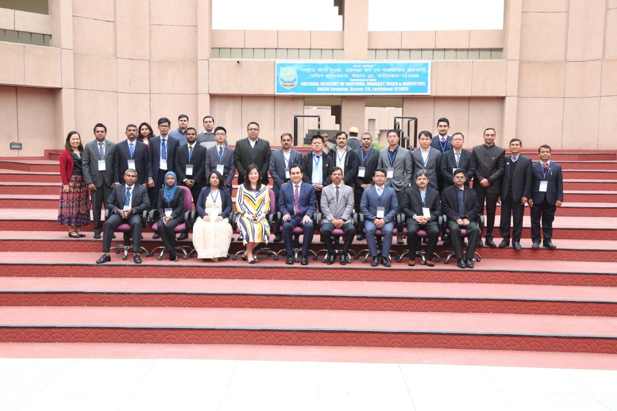 nacincbic's tweet photo. NACIN Faridabad, in collaboration with Asian Development Bank(ADB) is conducting a workshop for SASEC Customs Administrations on Customs Cooperation on 17-18 December, 2019. It is attender by 21 Senior Customs officials from SASEC coumtries and representatives from ADB. https://t.co/85laneEQ2r