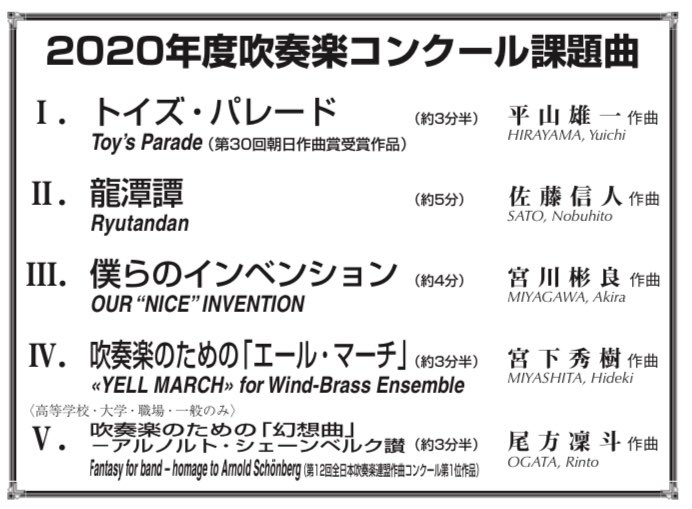 2020年度 全日本吹奏楽コンクール 課題曲集 hqdefault.jpg
