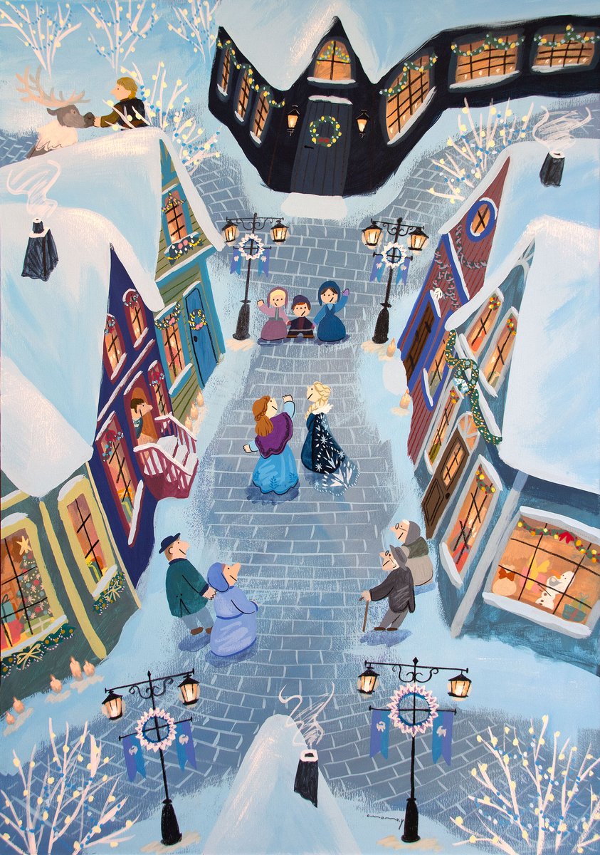 「『アレンデールのクリスマス』

「アナと雪の女王2」と「ILLUSTRATION」|大桃洋祐のイラスト
