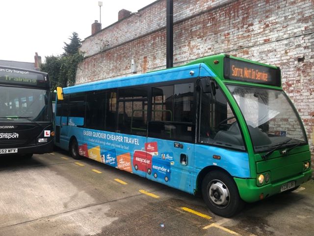 NCT_Buses's tweet image. End of an era as our oldest midi-buses have now been withdrawn from service. 
Built in 2001, these buses have served Nottingham well for the last 18 years.