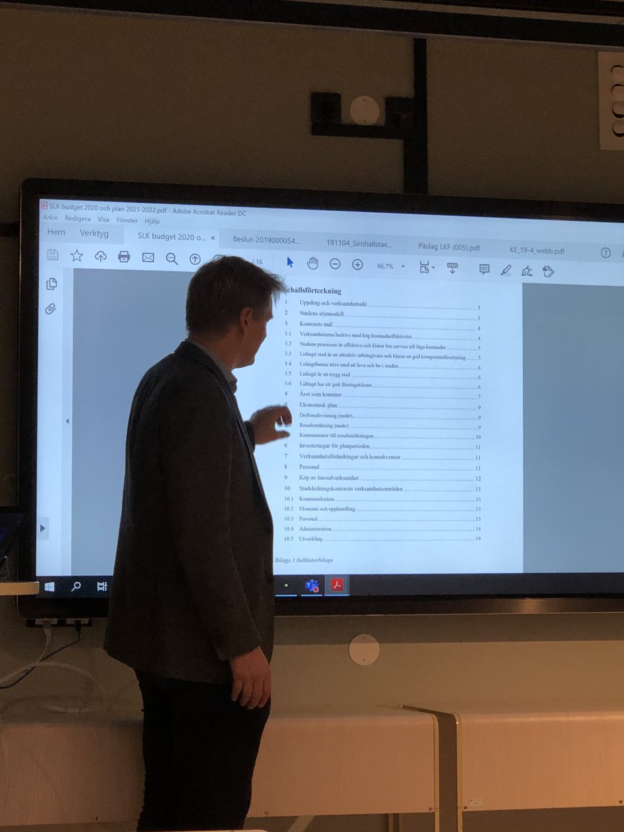 Igår togs budgeten i KF. Idag jobbar SLKs chefer med hur vi omsätter styrning och budget under 2020 #lidingö