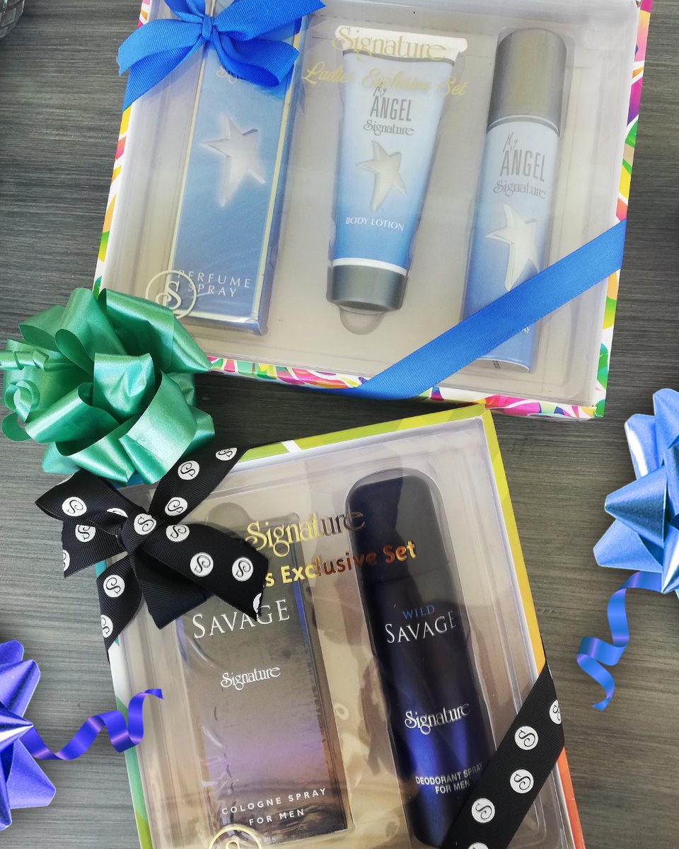 sigcosmetics's tweet photo. Gifts idea? Try out the Signature custom Gift Box options available in stores! 🎄💋🎁 #savings #giftsets #fragranceset #signaturefragrance #lovesignature #giftset https://t.co/zbTjUUwCEU
