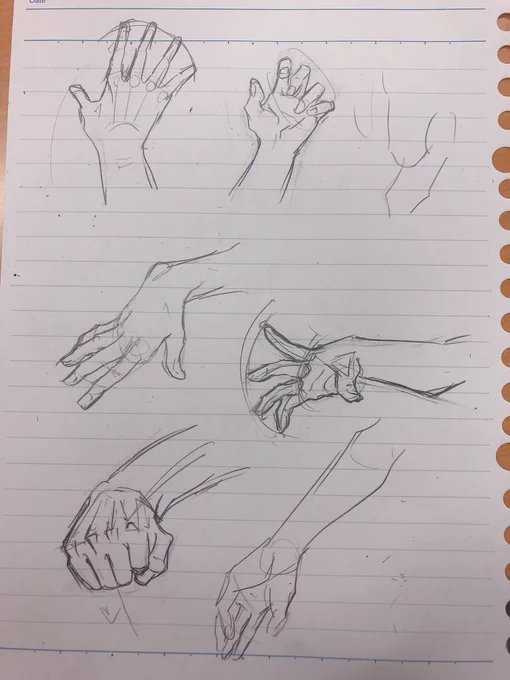 Hand practice for today's warmup 