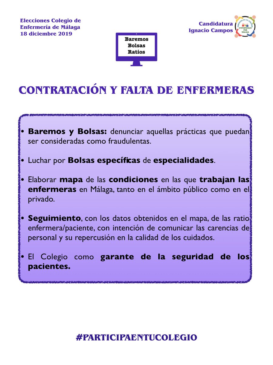 enferpormalaga's tweet photo. Muchas, muchísimas gracias por vuestra acogida, por tantos buenos ratos de conversación, por compartir inquietudes, por vuestras ideas, por estar ahí.
Gracias.

#EleccionesCOEMálaga 
#ParticipaEnTuColegio
#VotaIgnacioCampos https://t.co/TLP48BrTJg